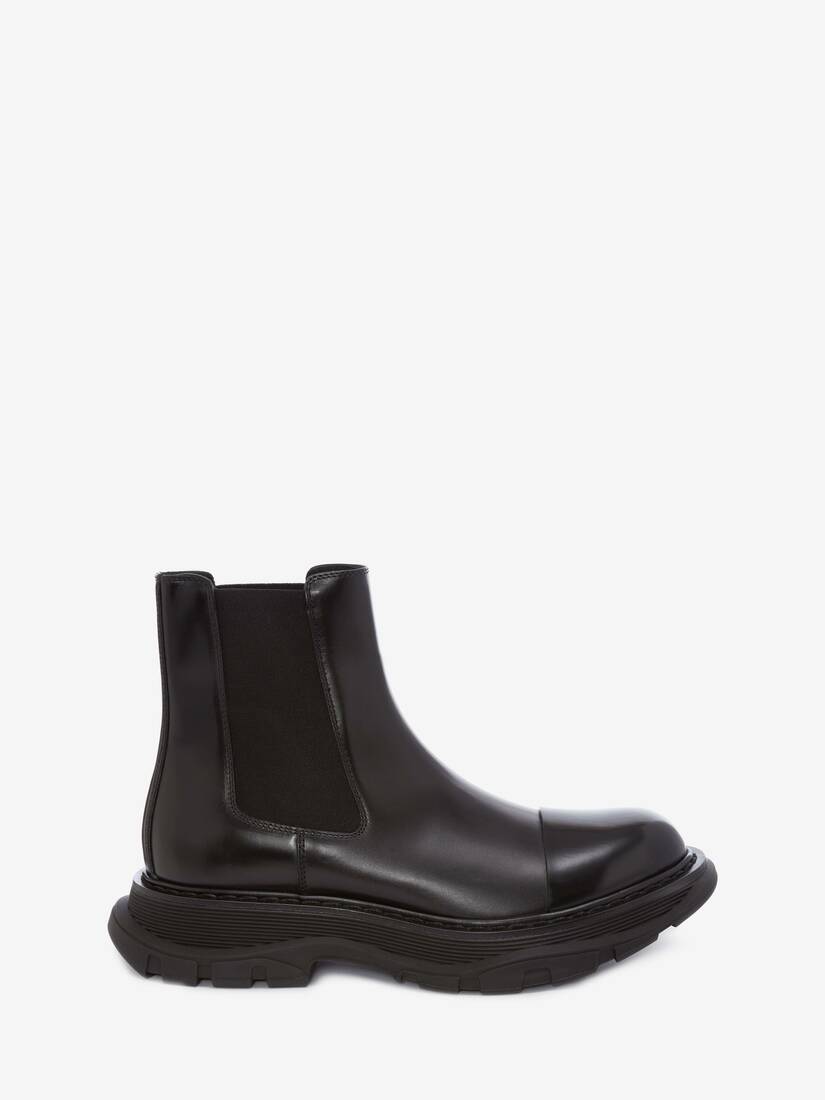 Botas Alexander McQueen Tread Chelsea Hombre - Negros - Mexico 267-WLCKMJ